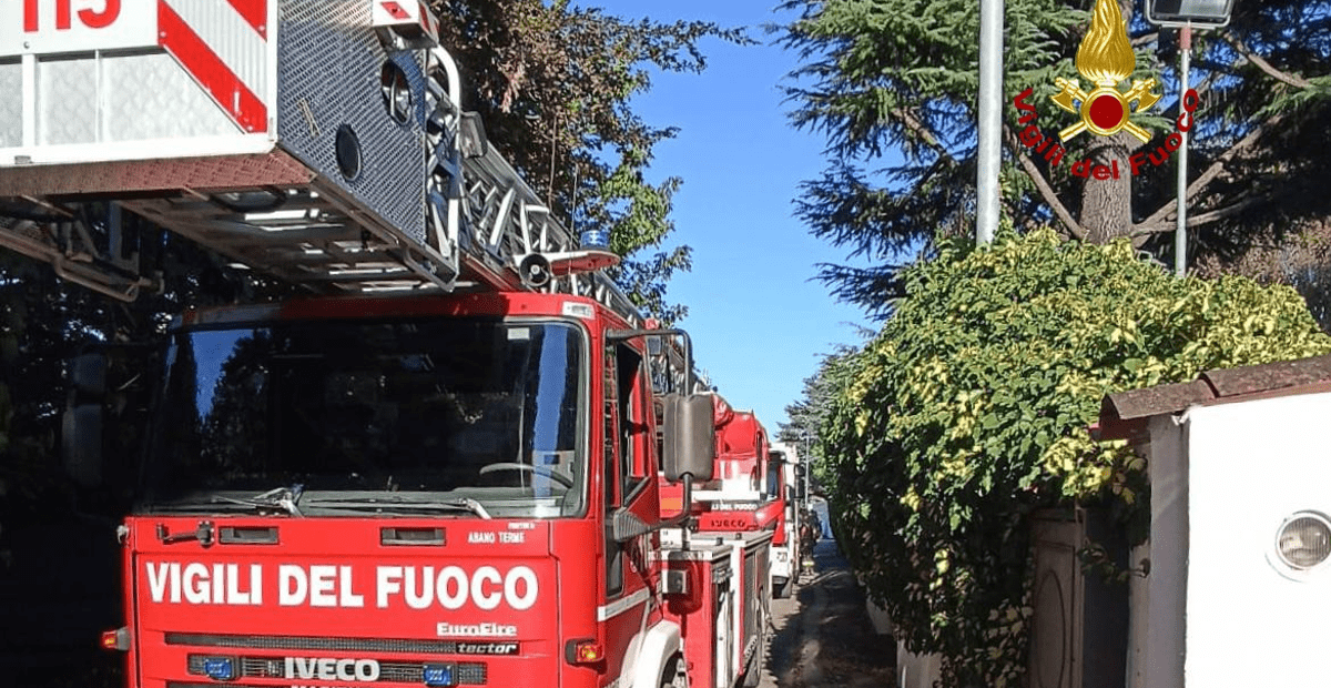 Noventa Padovana Incendio In Casa Zanardi Lex Pilota Trasferito A