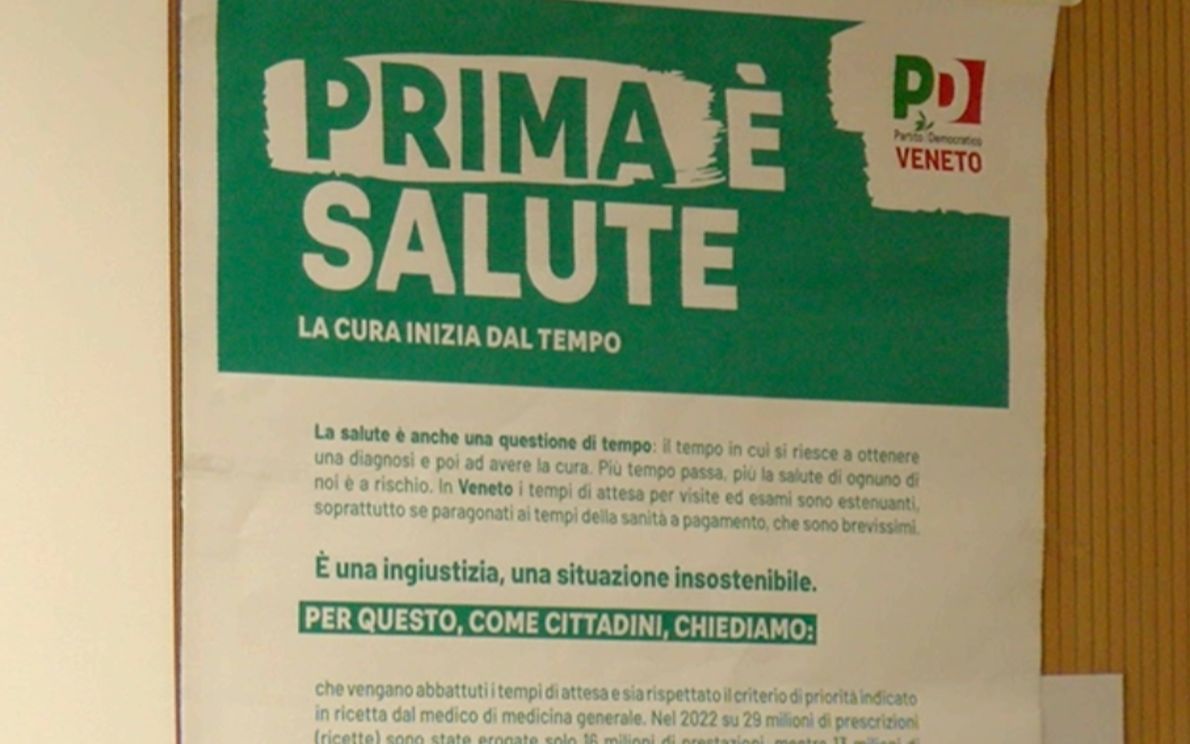 Prima Salute La Campagna Del Pd Per La Sanit Veneta Tgverona