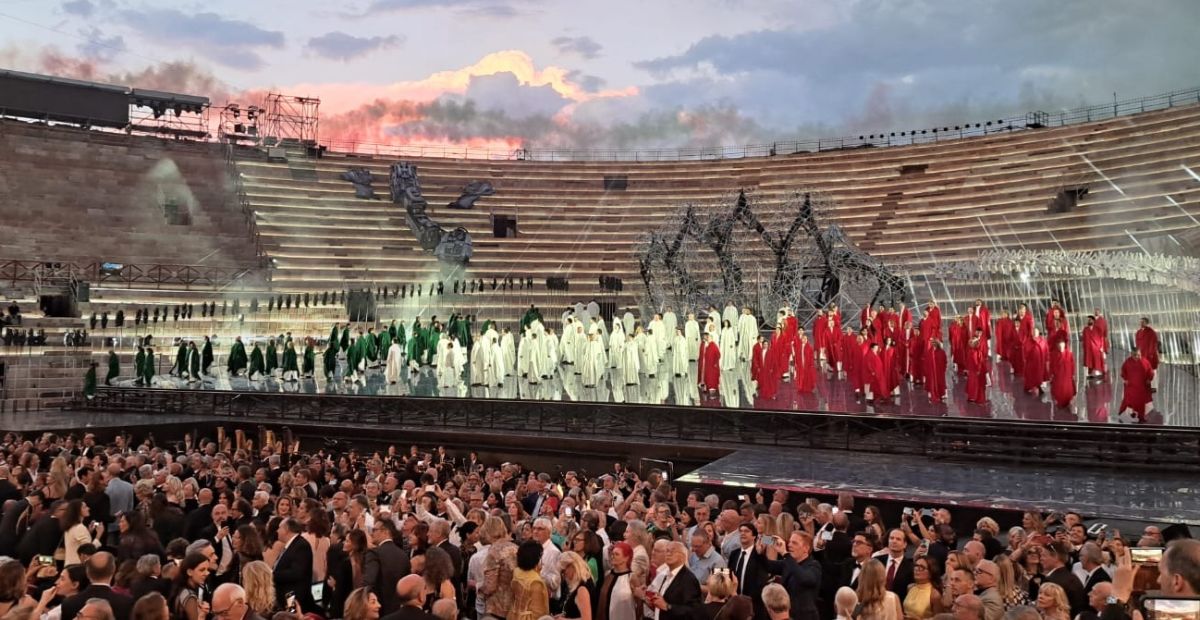 La Pioggia Non Ferma Il Arena Opera Festival In Diretta Verona In