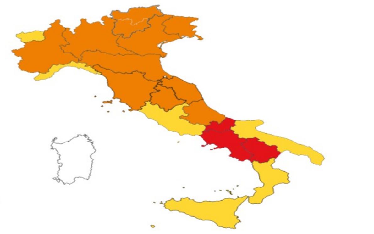 Veneto Zona Arancione
