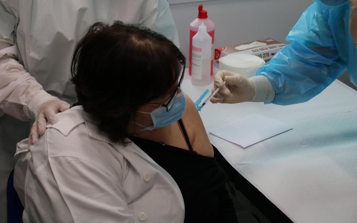 Alice Soldà prima vaccinata contro il covid Ulss 6