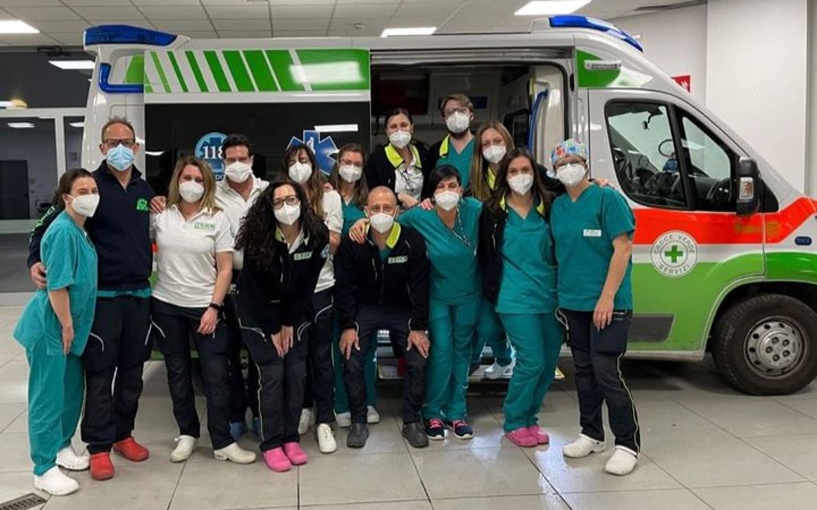 Equipe del Pronto Soccorso di Piove di Sacco