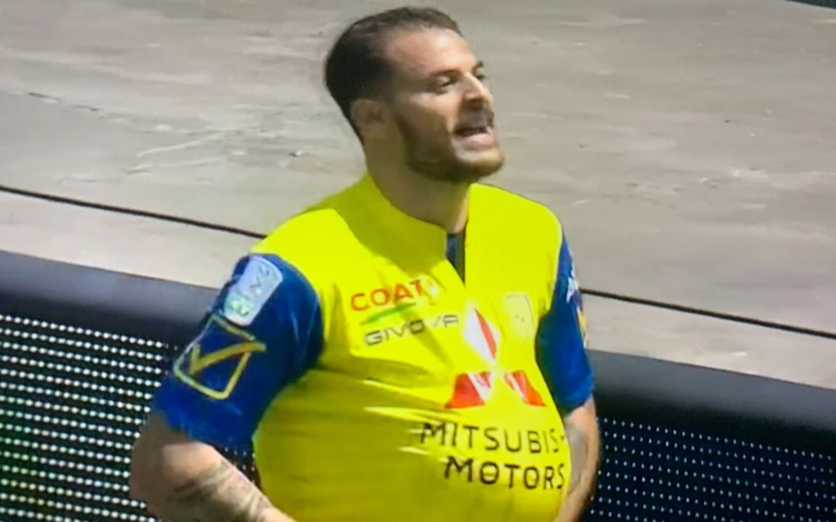 La gioia di Canotto dopo il 1° gol