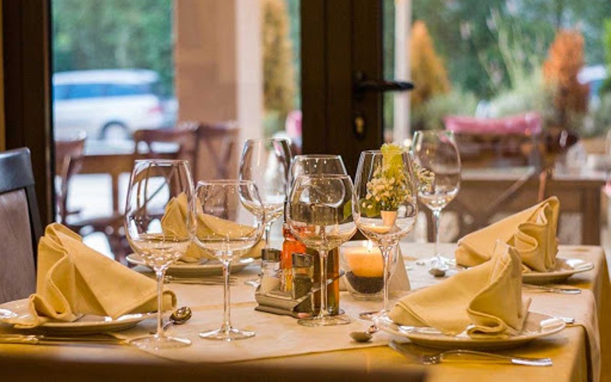 Tavolo di un ristorante