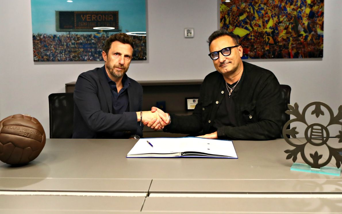 Eusebio Di Francesco con Maurizio Setti