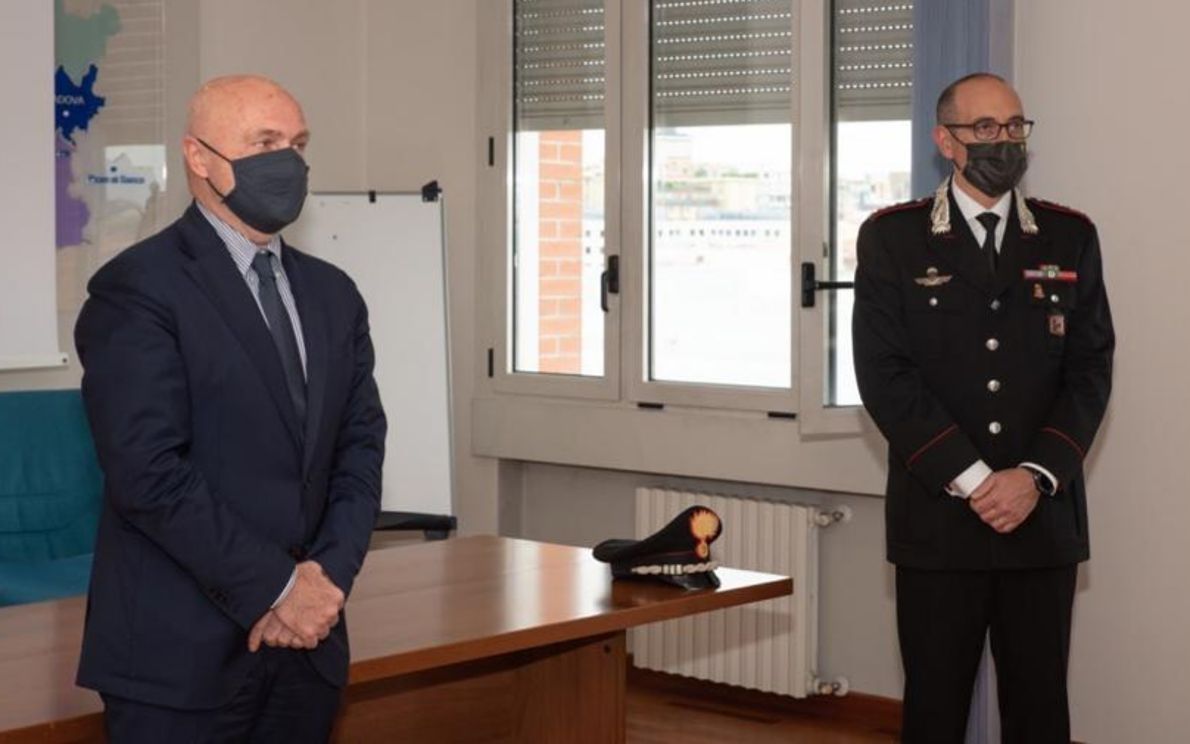 Colonnello Manzini e il Prefetto Grassi