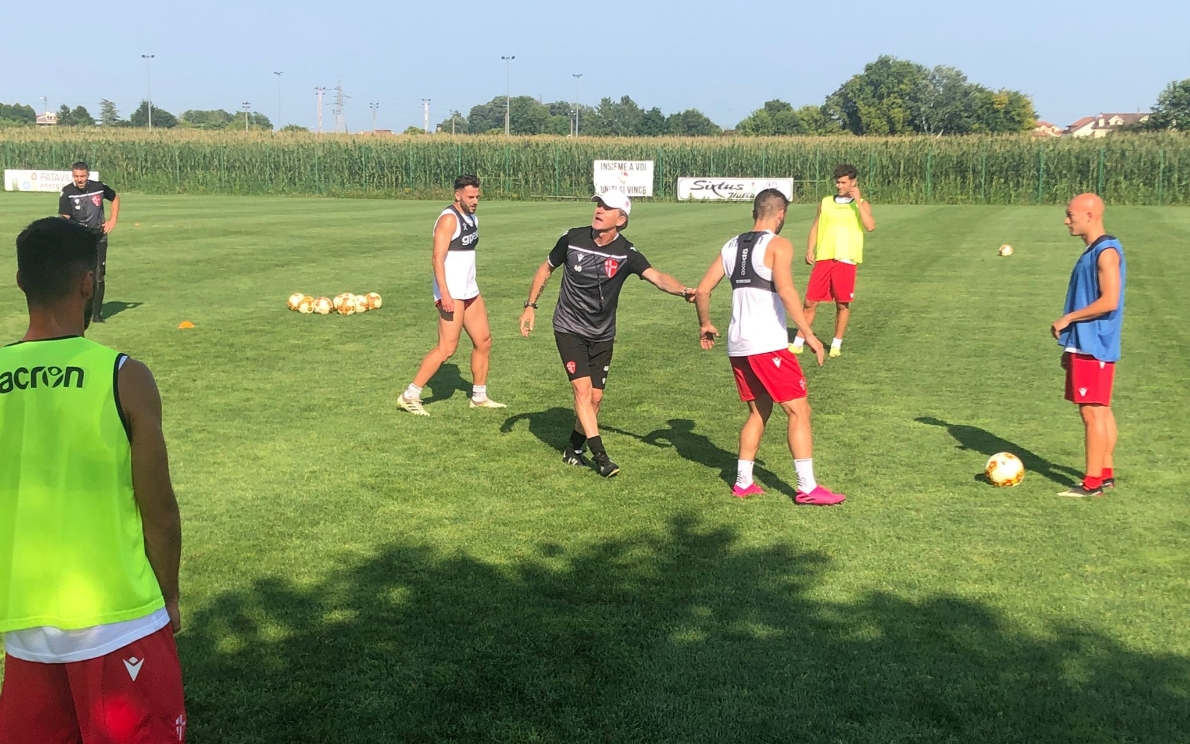 Pavanel in allenamento