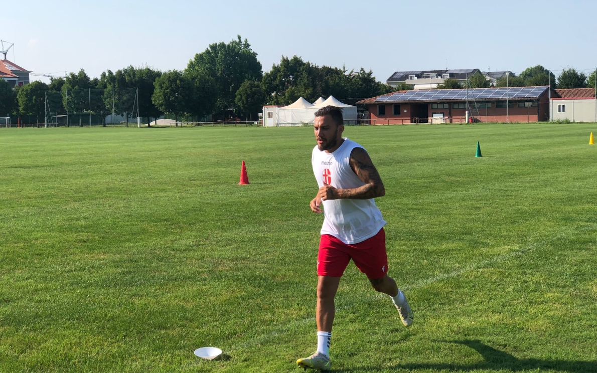 Chiricó in allenamento