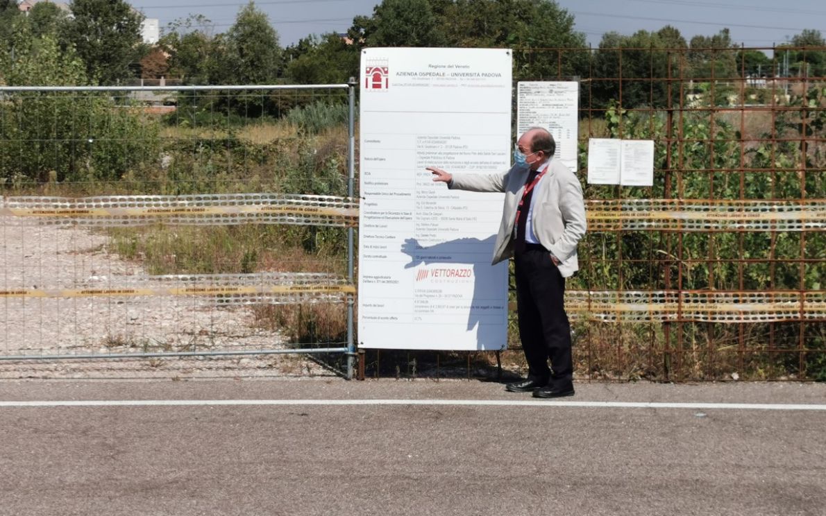L’area del nuovo ospedale