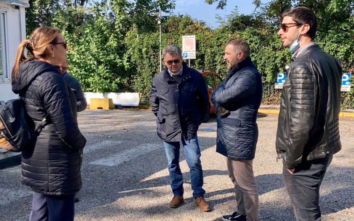 Sopralluogo dell’assessore Bassi