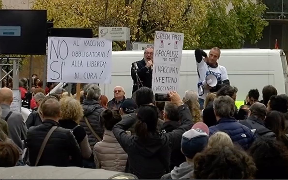 Manifestazione No pass