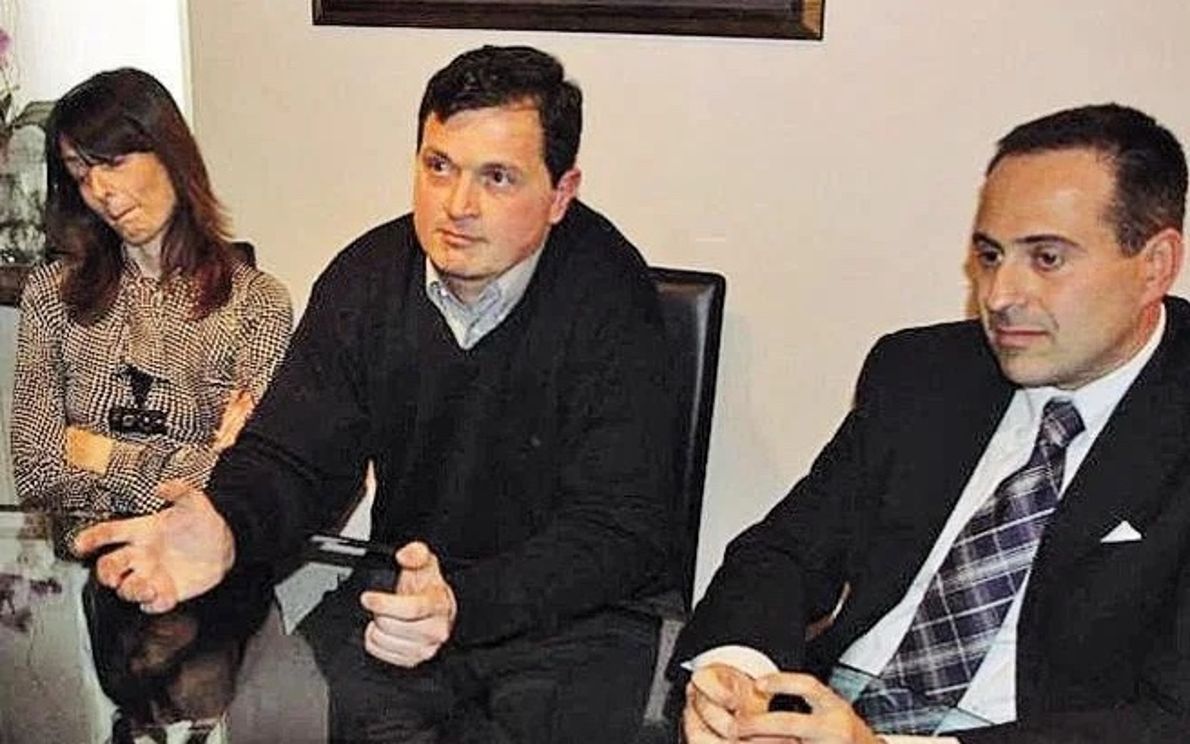 Enrico Zenatti (al centro)