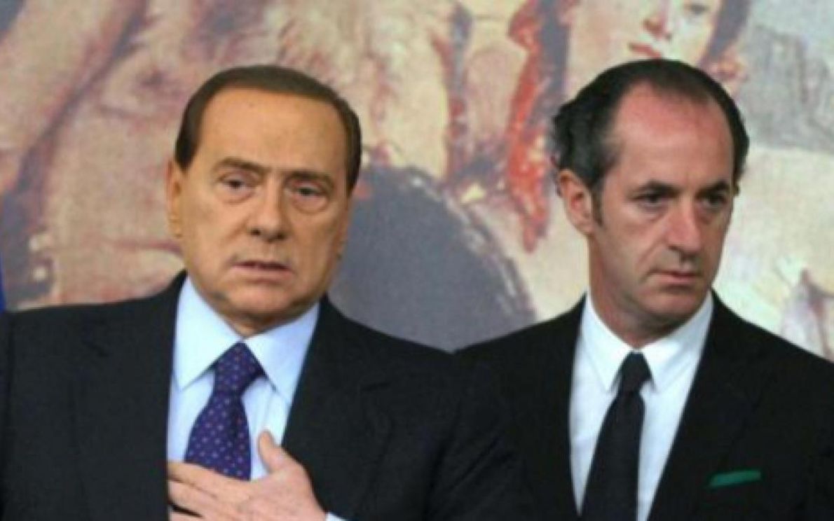 Silvio Berlusconi e Luca Zaia