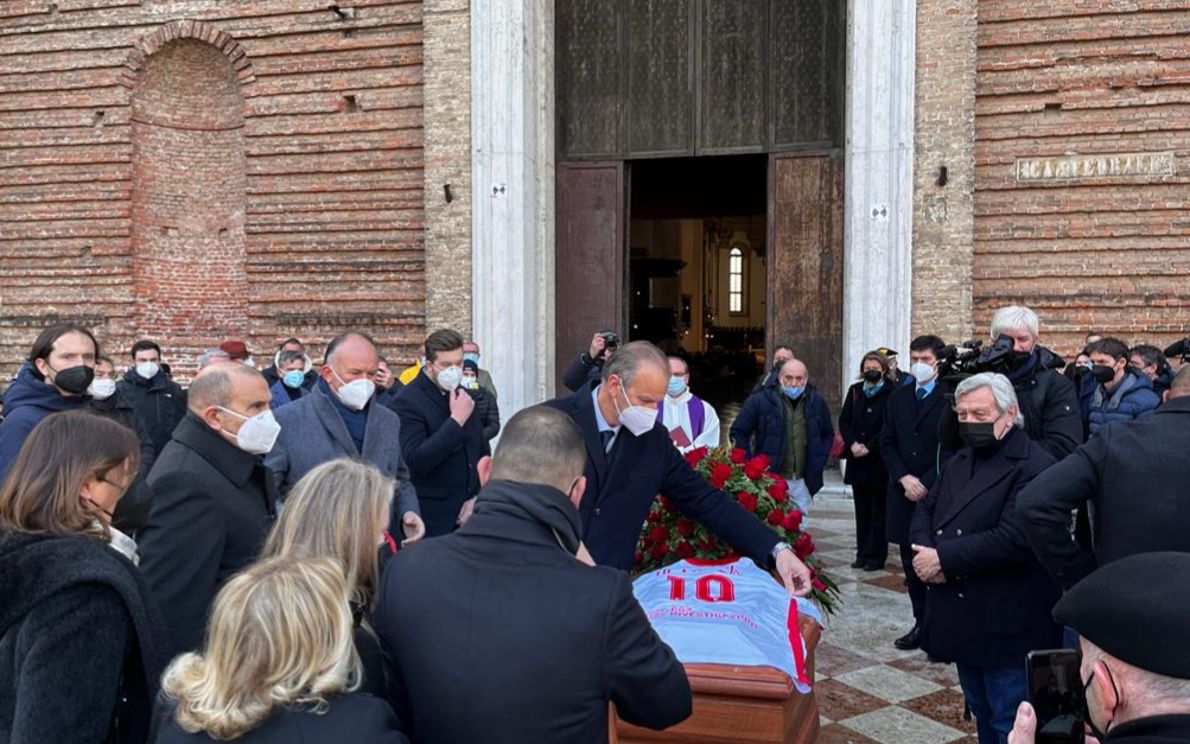 Il funerale di Gianni Di Marzio
