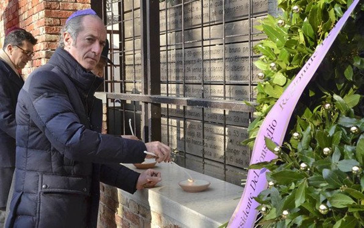 Luca Zaia in Ghetto Nuovo a Venezia