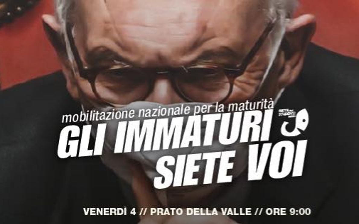 Protesta contro Maturità 2022