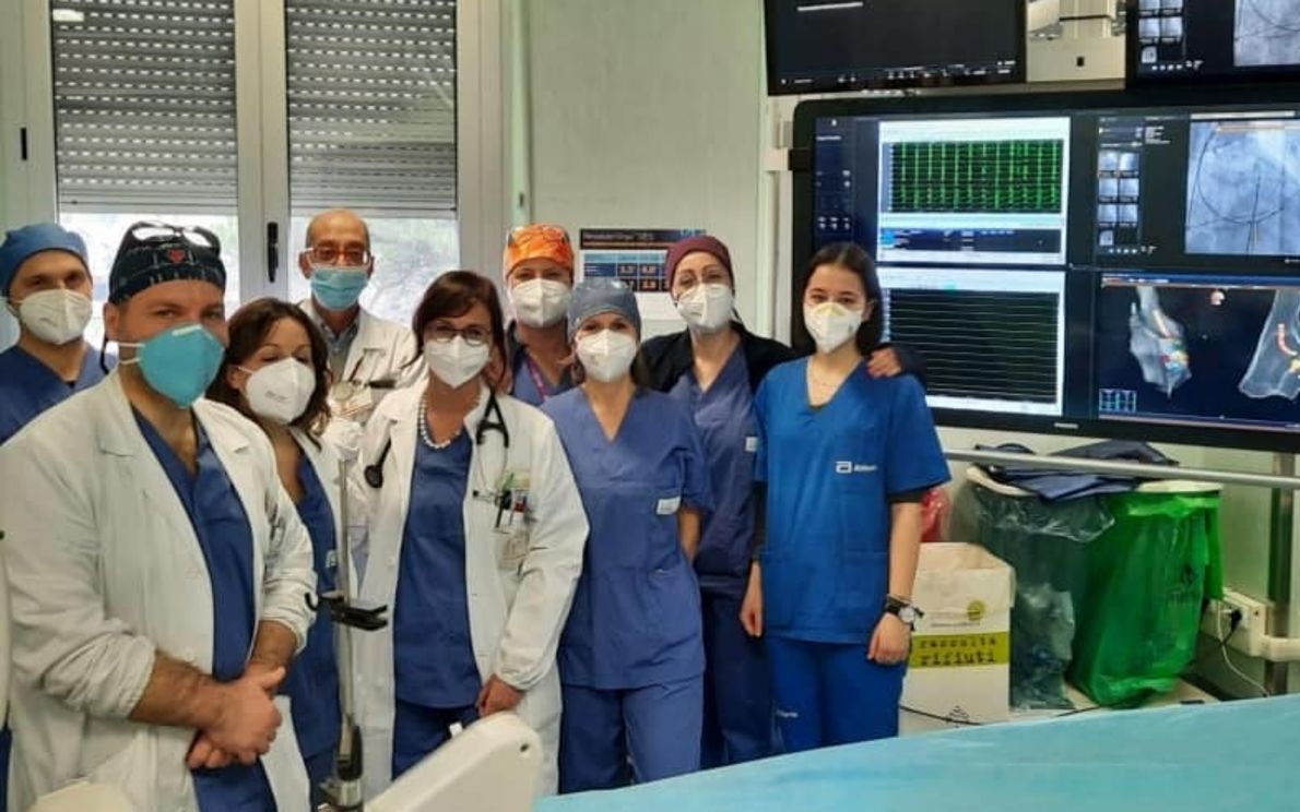 Equipe di cardiologia ospedale di Piove di Sacco