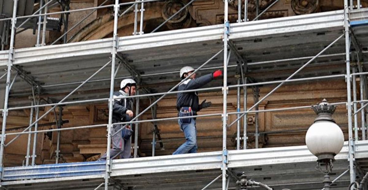 Un cantiere edile