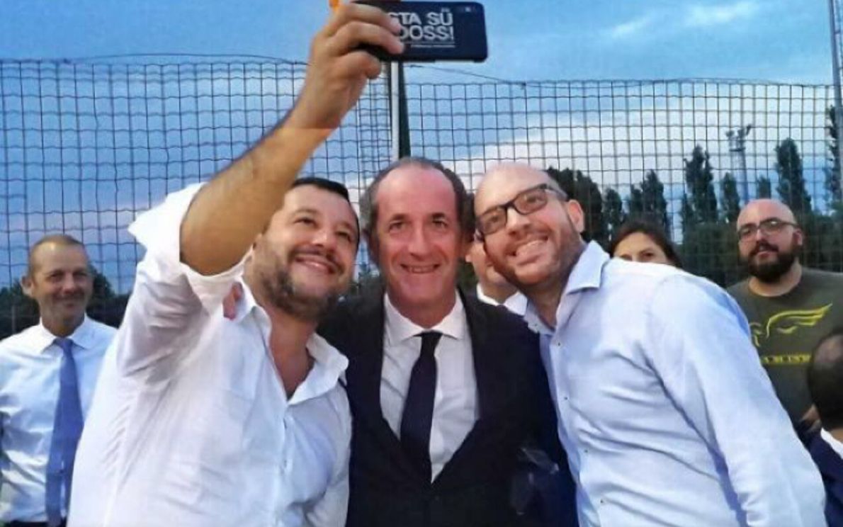 Salvini, Zaia e Fontana (foto archivio)