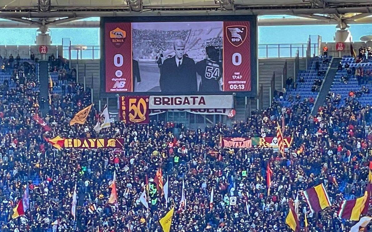 La foto di Mascetti all’Olimpico