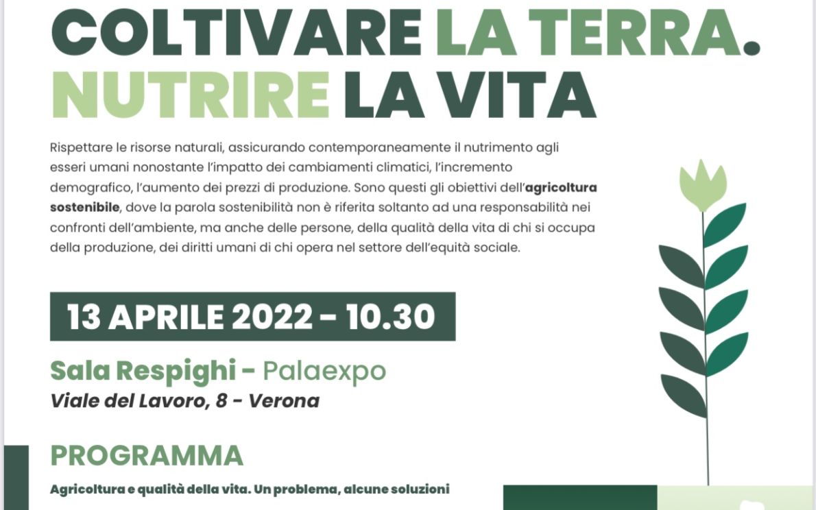 Coltivare la terra, nutrire la vita: convegno in Fiera sull’agricoltura