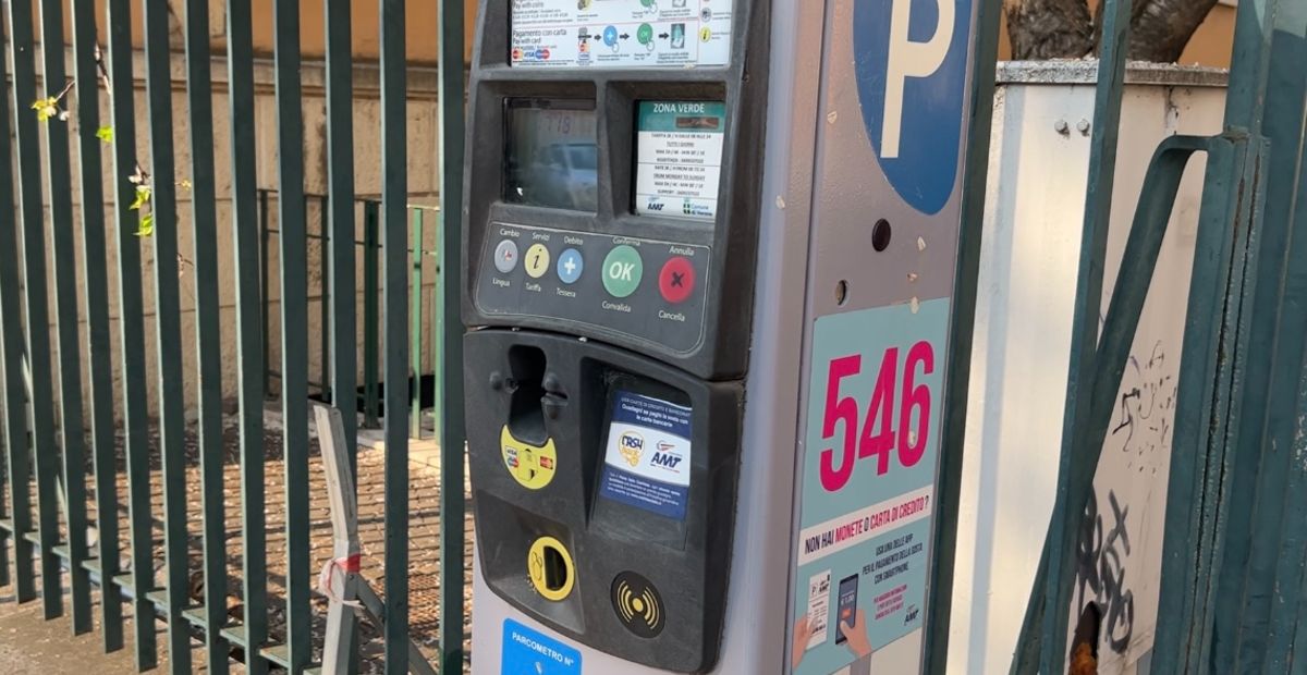 Parchimetro sosta