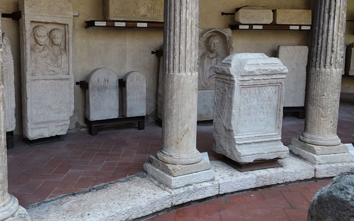 Uno scorcio del Museo Maffeiano