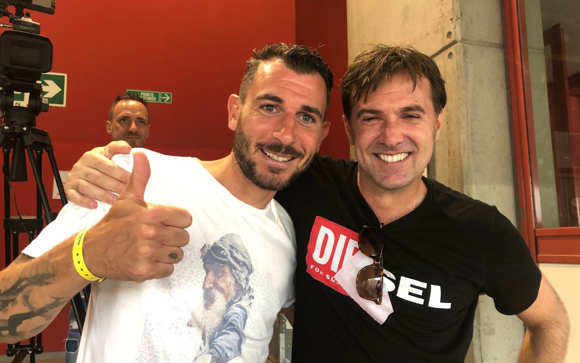 Bovo e Rabito allo stadio per la finale