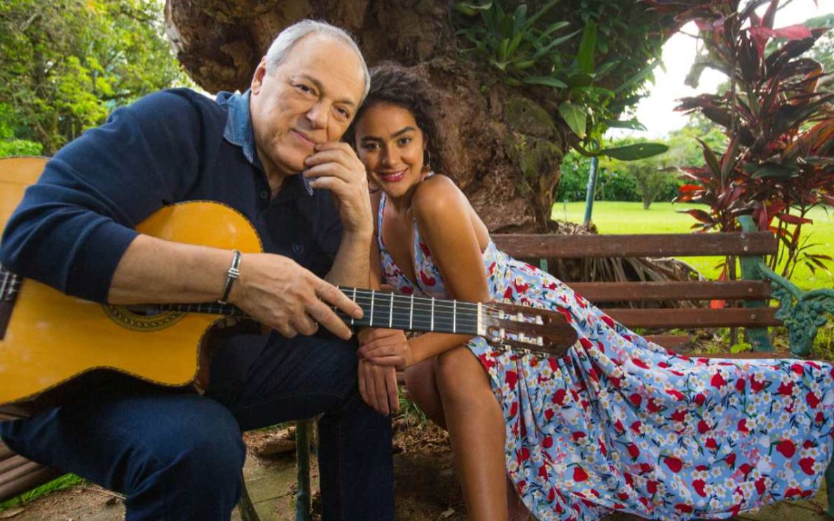 Toquinho e Camilla Faustino