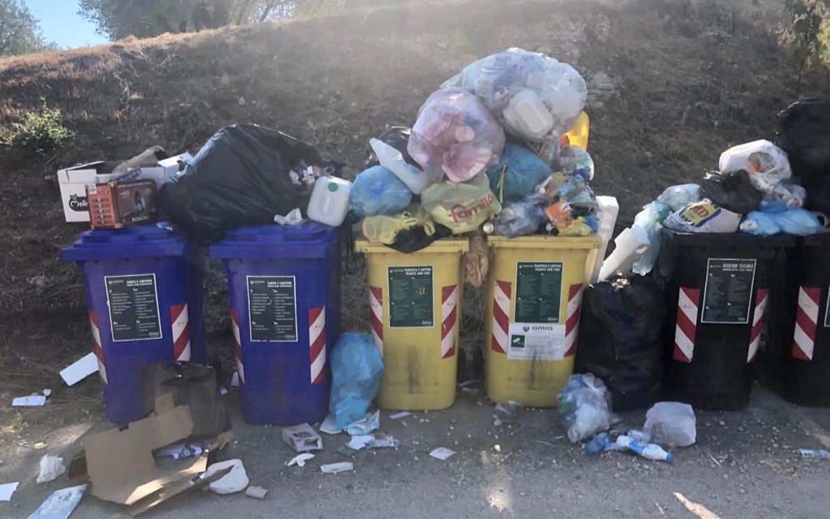Rifiuti a Sezano