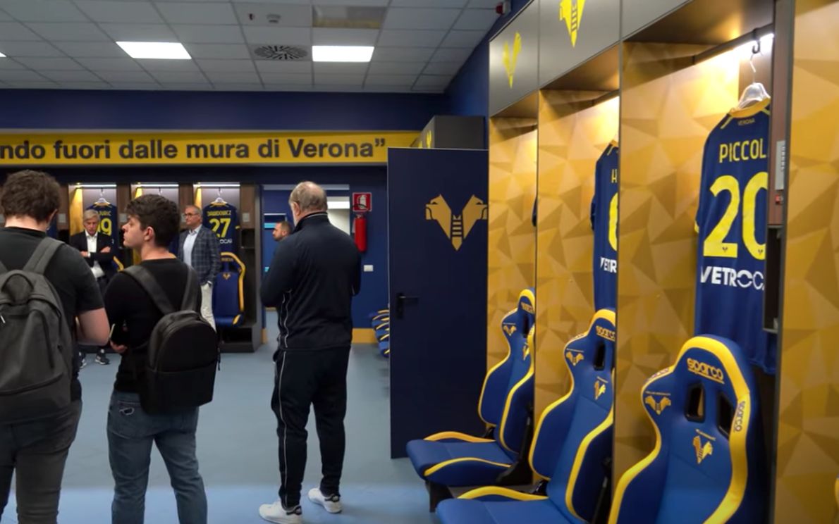 Nuovo spogliatoio Hellas Verona