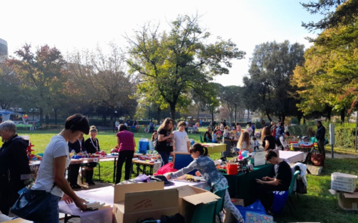 Mercatino dei bambini a Montegrotto