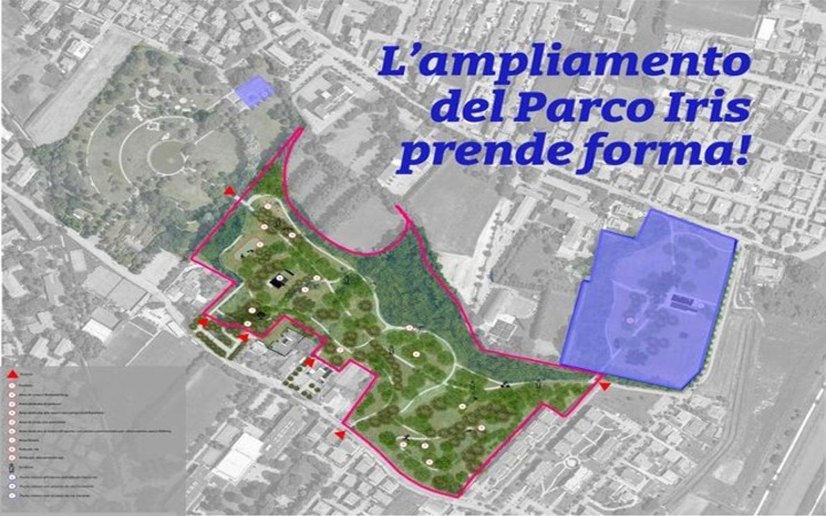 Ampliamento Parco Iris fondi Pnrr