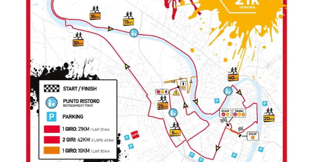 Domenica c'è la Verona Marathon ecco il percorso e tutte le vie chiuse