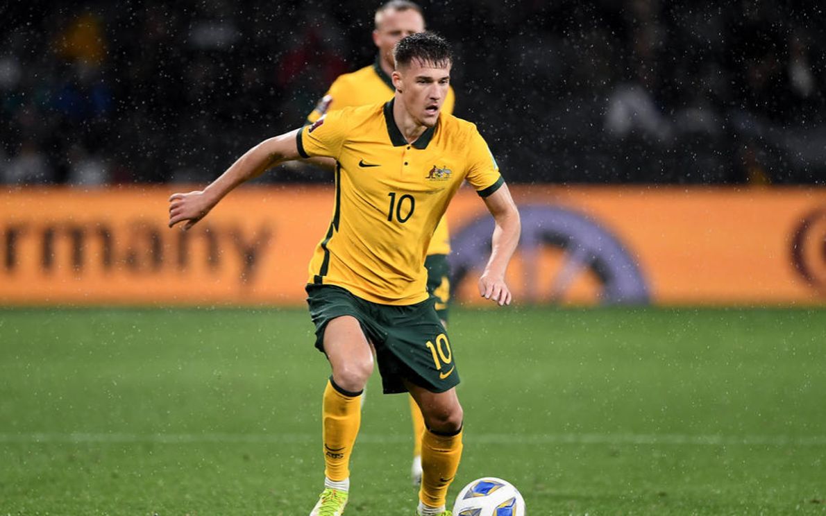 Hrustic con la maglia dell’Australia