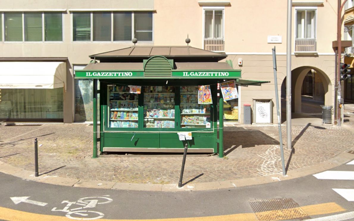 Edicola di Corso Milano (foto: Google Maps)