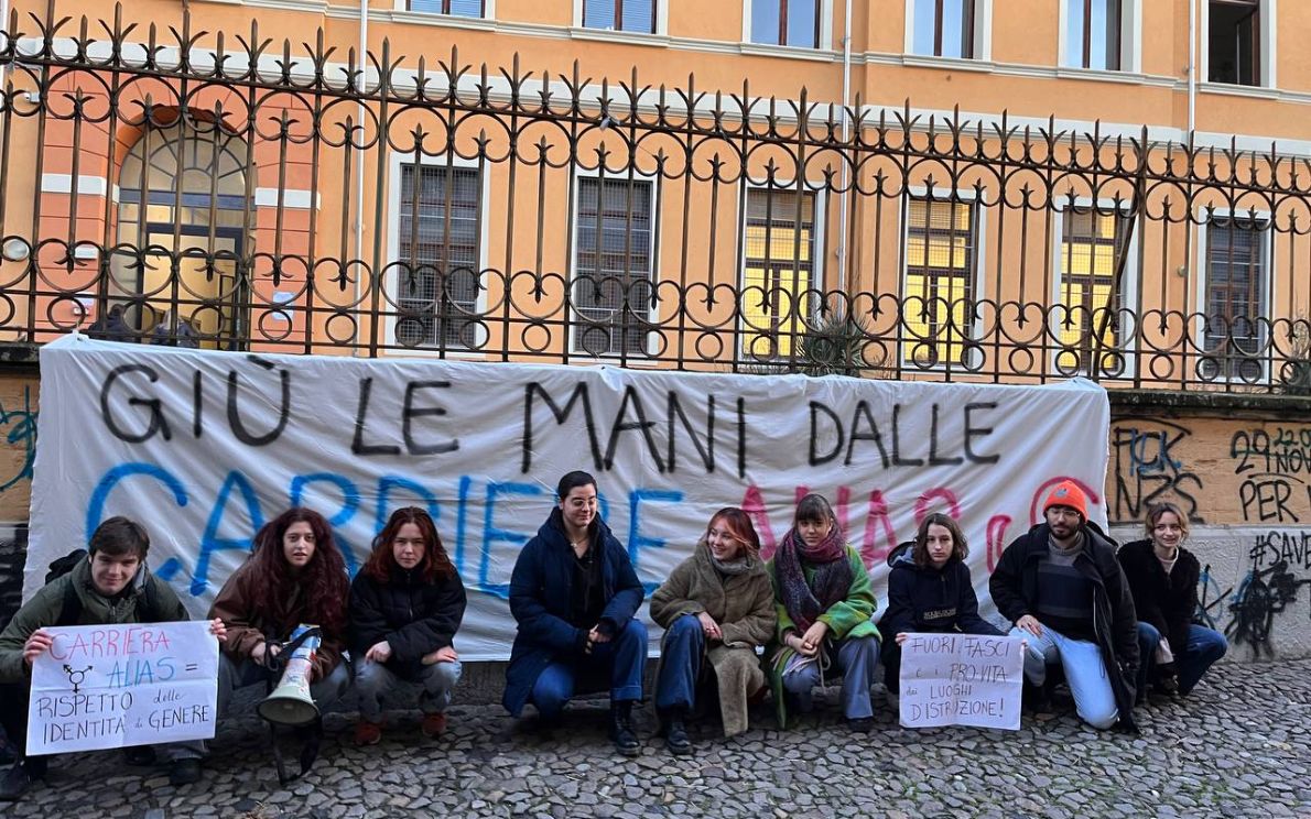 Rete Studenti Medi, protesta al Tito Livio