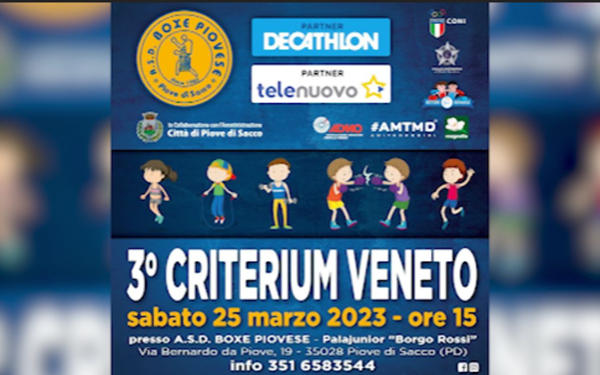 3° CRITERIUM Boxe Piovese