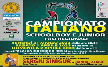 Boxe Piovese Campionati Italiani