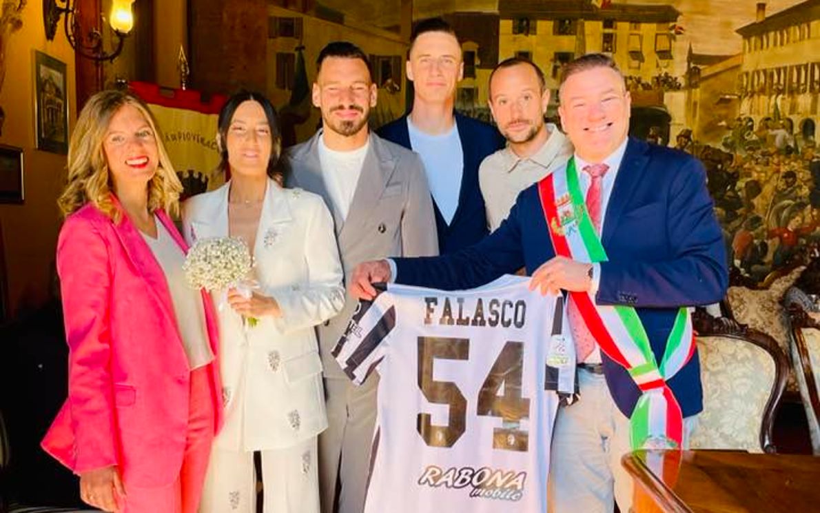 Nicola Falasco sposa Alessia a Piove di Sacco