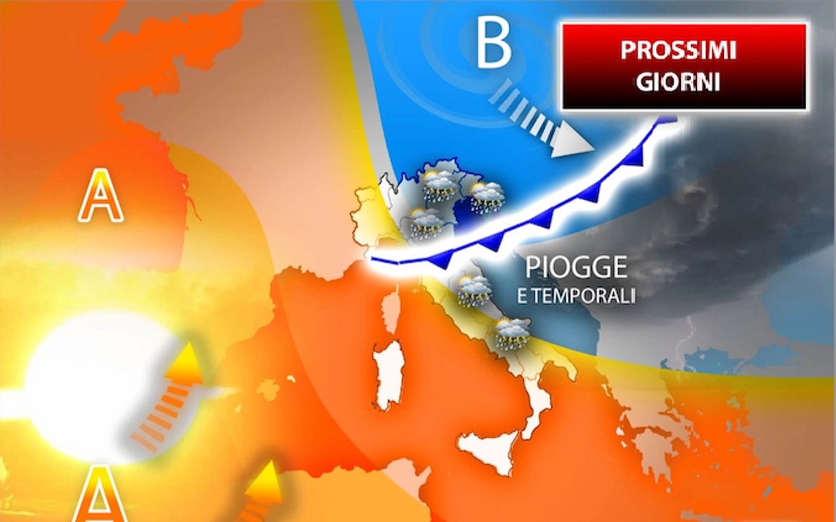 Meteo: Fino A Domani Temporali E Grandine, Poi L'anticiclone Con Il Bel ...