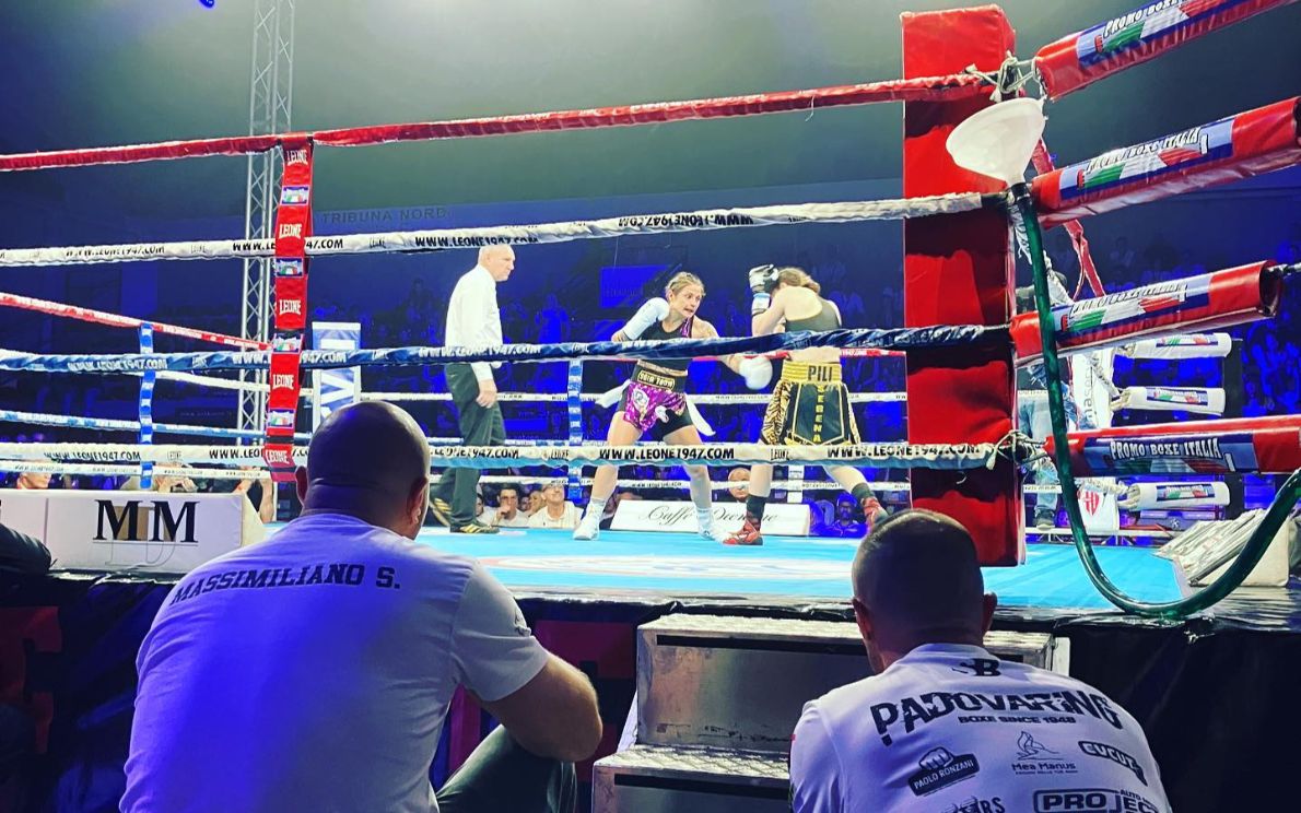 Bortot vs Pili, un frame del match