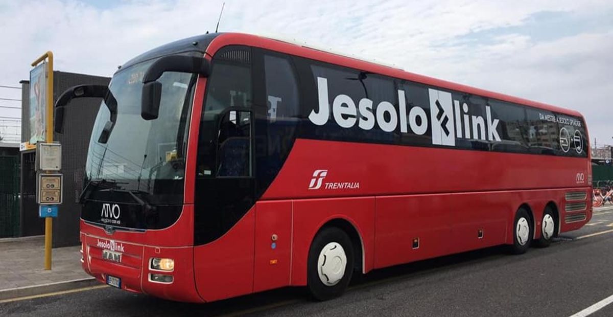 Autobus dalle Terme a Jesolo