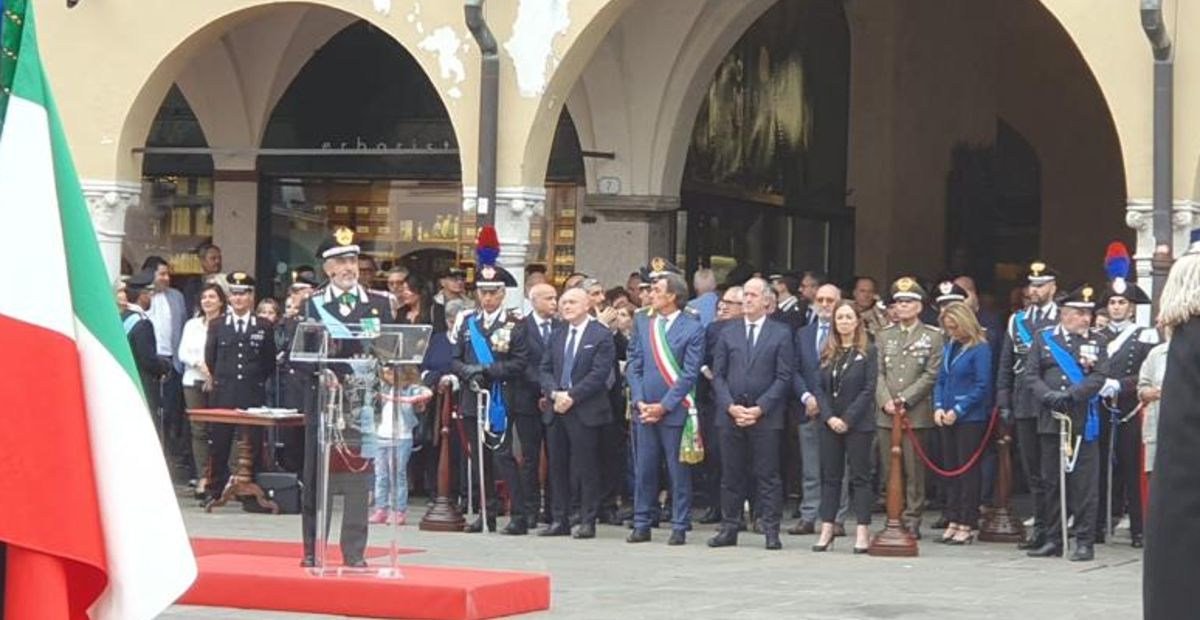 209° anniversario della fondazione dell'Arma dei Carabinieri, cerimonia