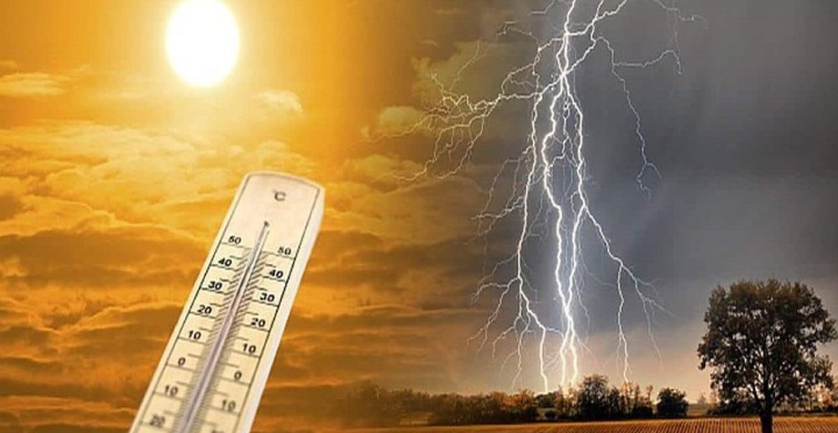 Caldo e temporale