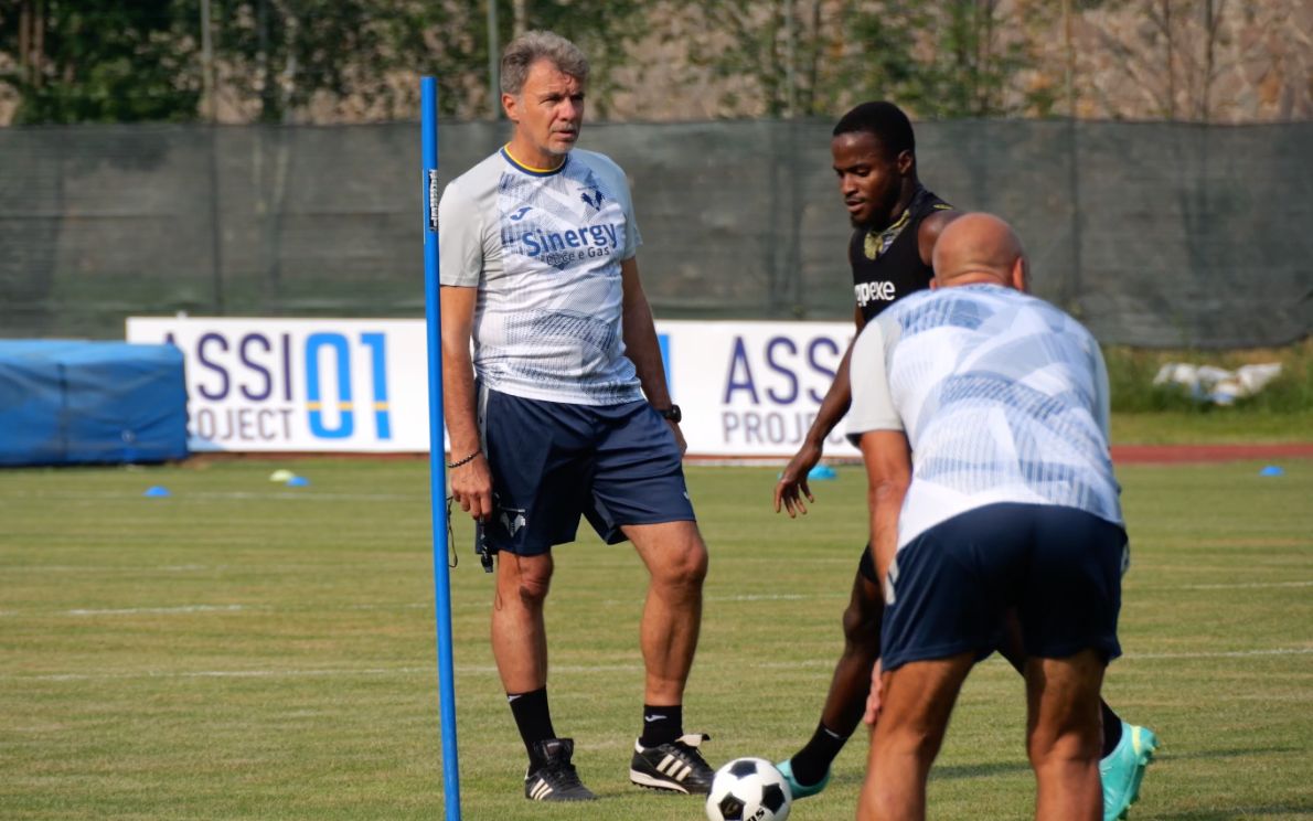 Marco Baroni durante una seduta