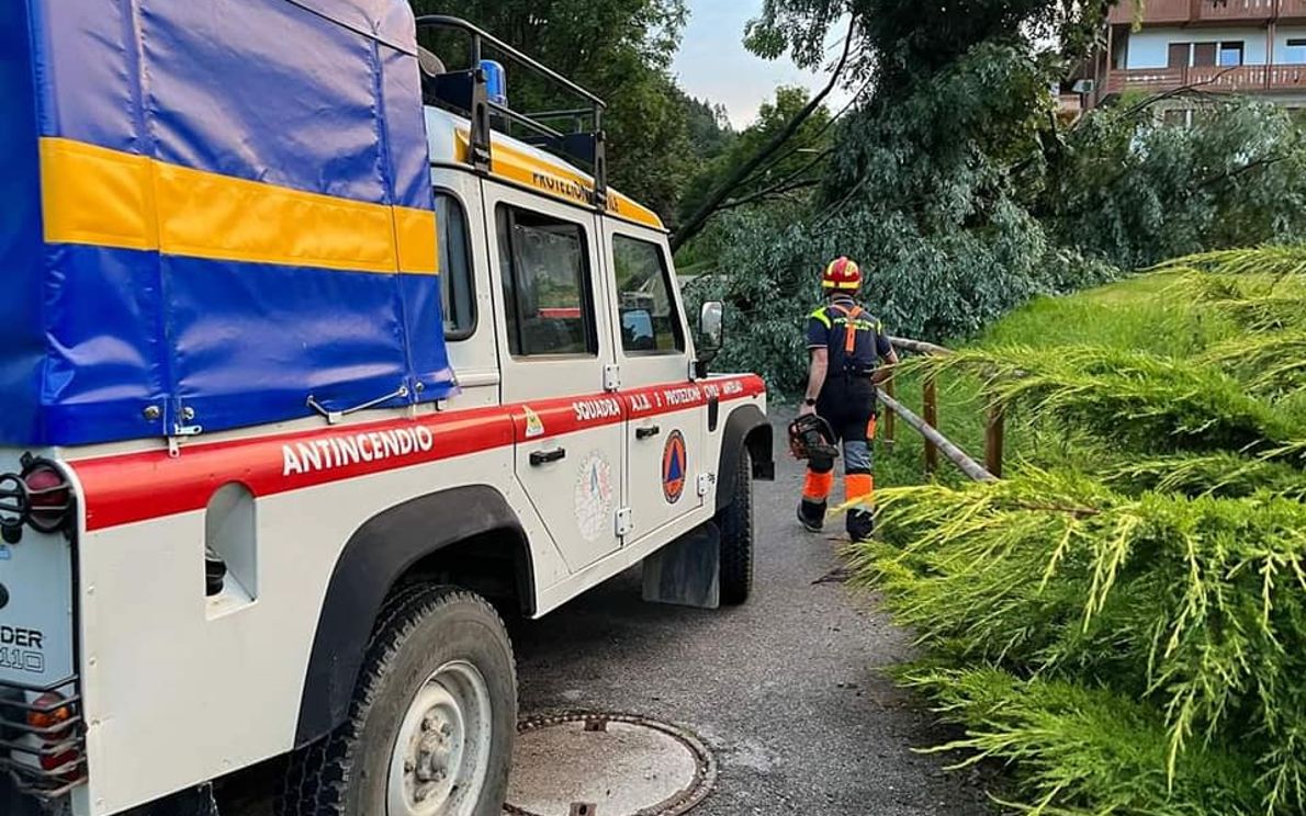 Volontari Protezione Civile, maltempo