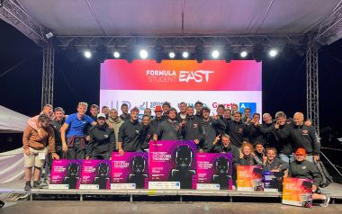 La squadra Unipd sul Podio