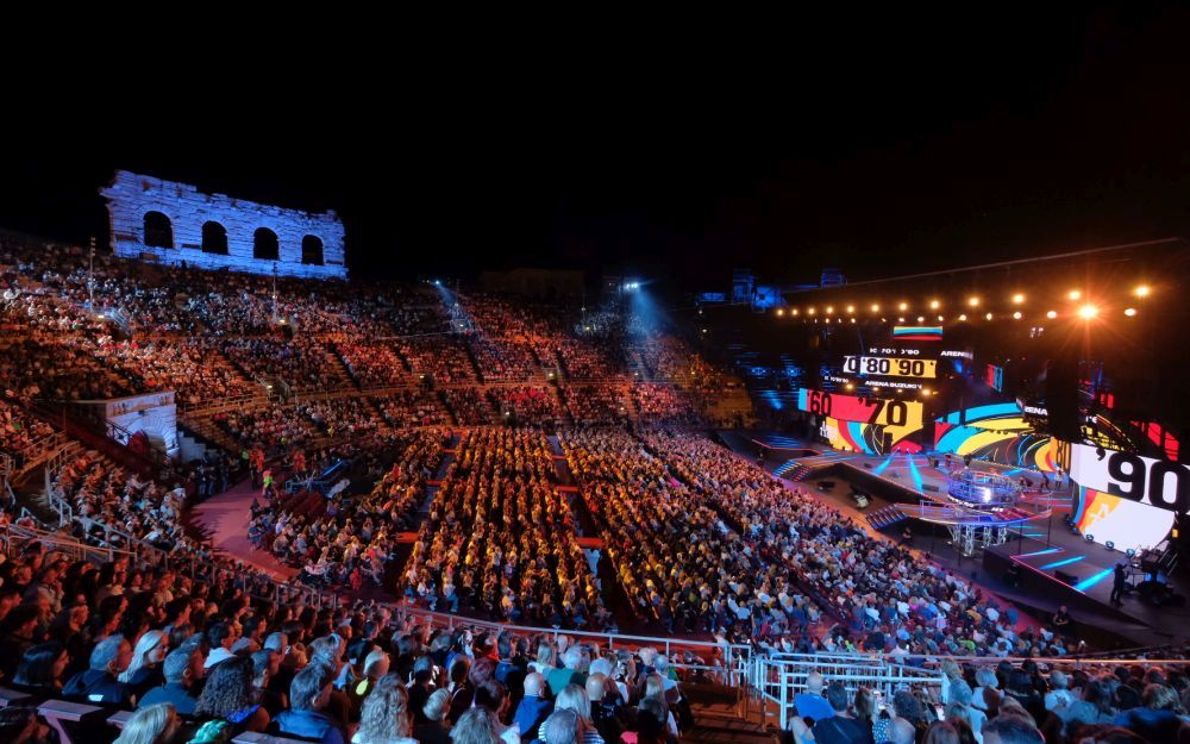 Un concerto extra lirica in Arena