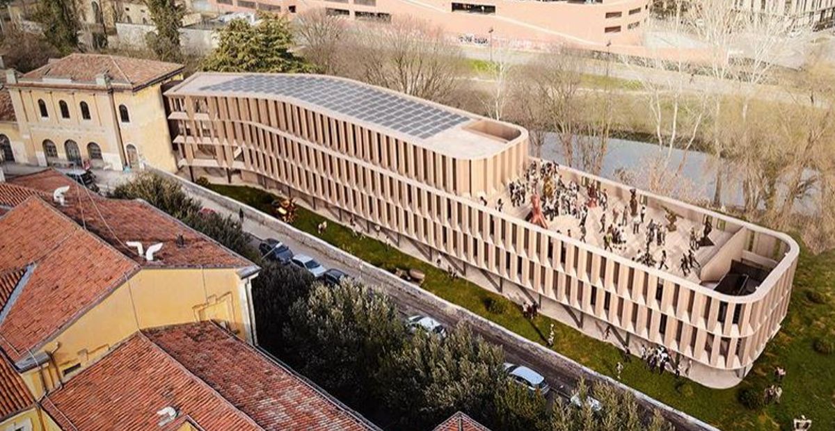 Rendering ristrutturazione Liceo Selvatico